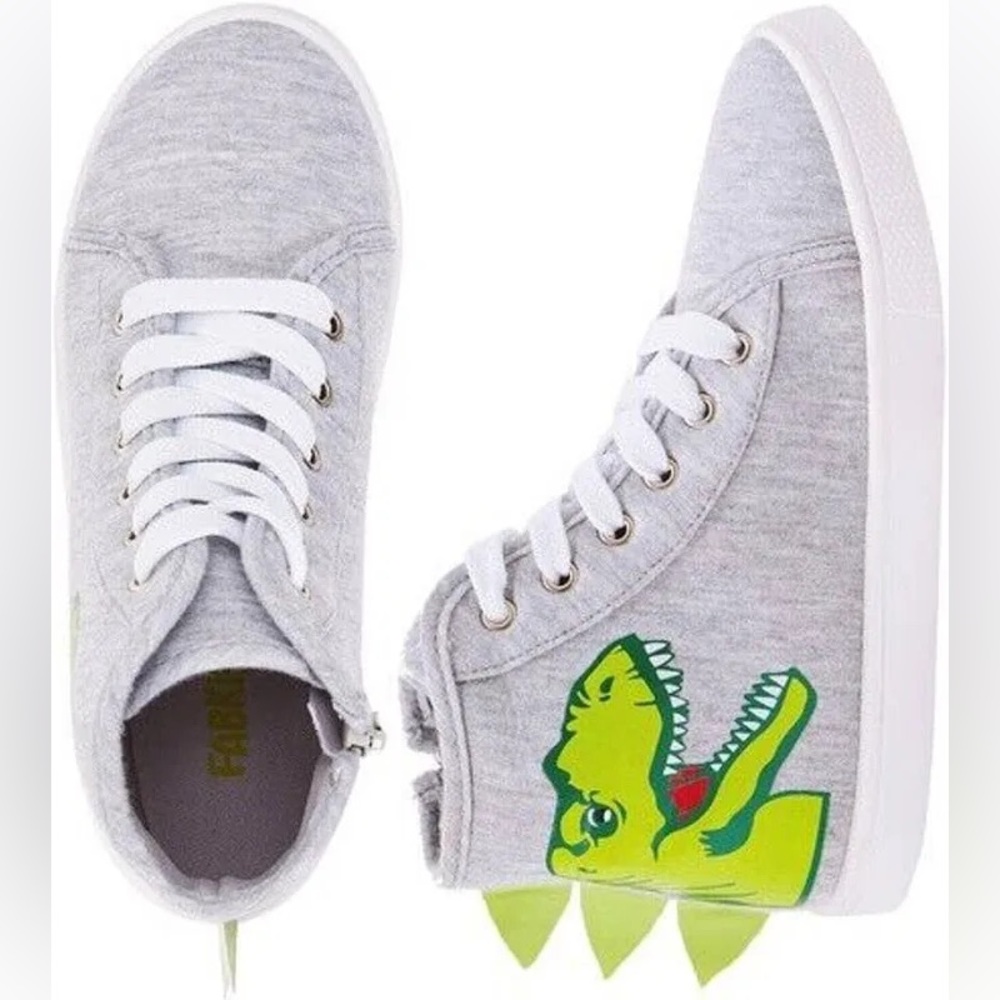 3D Dinosaur (Tyrannosaurus Rex T-Rex) High Top Sneaker (toddler size T7)